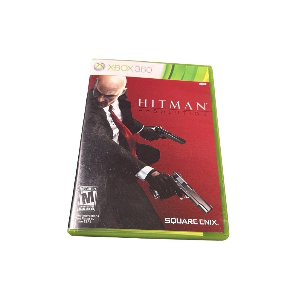 HITMAN ABSOLUTION XBOX 360 COMPLETE DISC & CASE UNTESTED MATURE